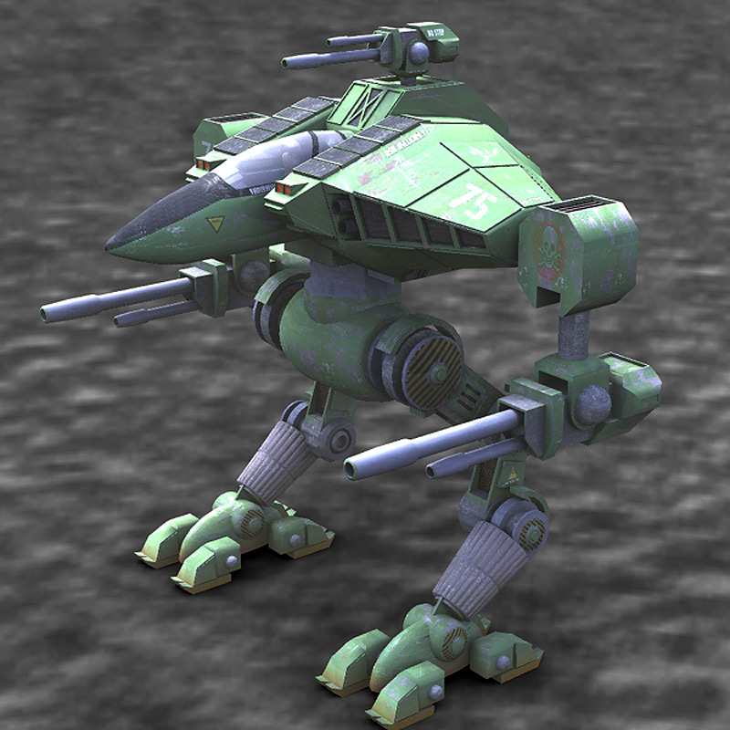 Cougar Robot Mech (Poser, Vue & OBJ) by N/A
