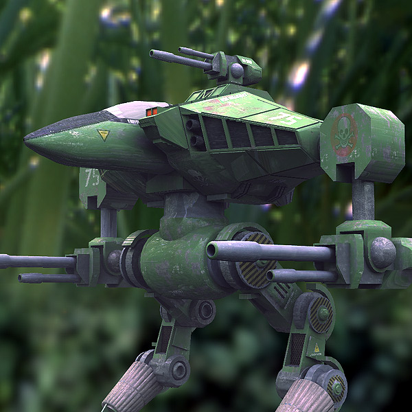 Cougar Robot Mech (Poser, Vue & OBJ) by N/A