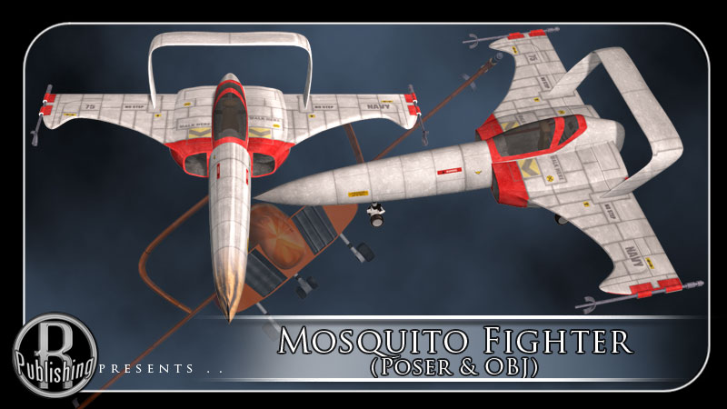 Mosquito Fighter (Poser & OBJ) by N/A