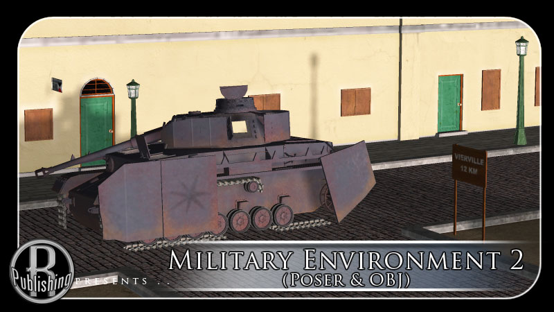 Military Environment 2 (Poser, OBJ & Vue) by N/A