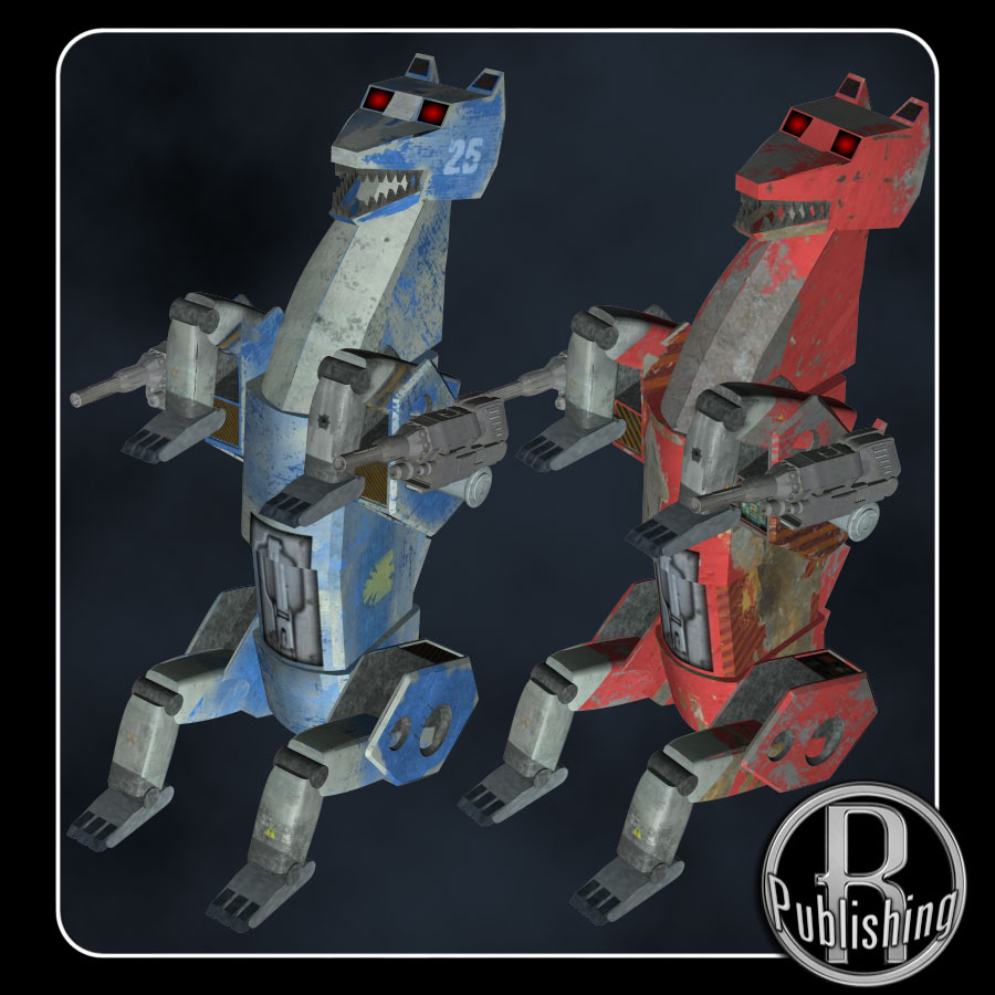 Lycantar Alternating Robot (Poser & OBJ) by N/A