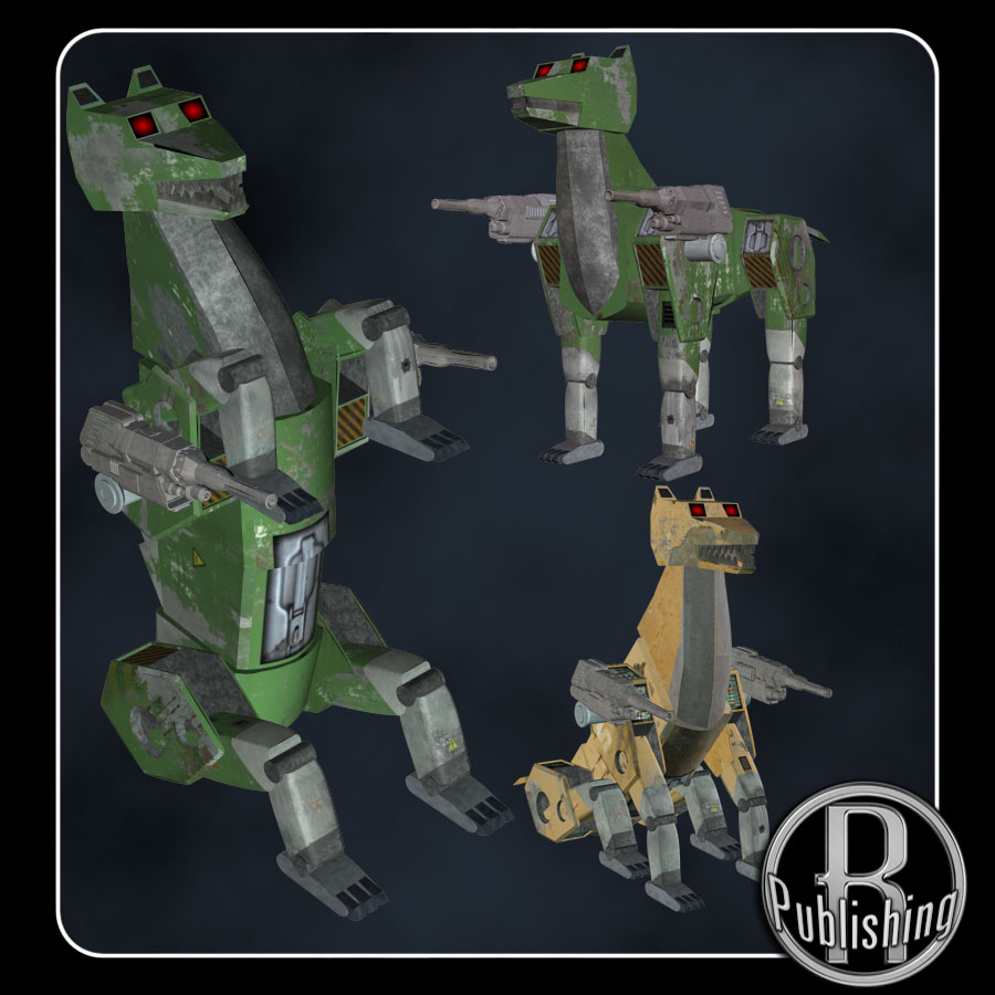 Lycantar Alternating Robot (Poser & OBJ) by N/A