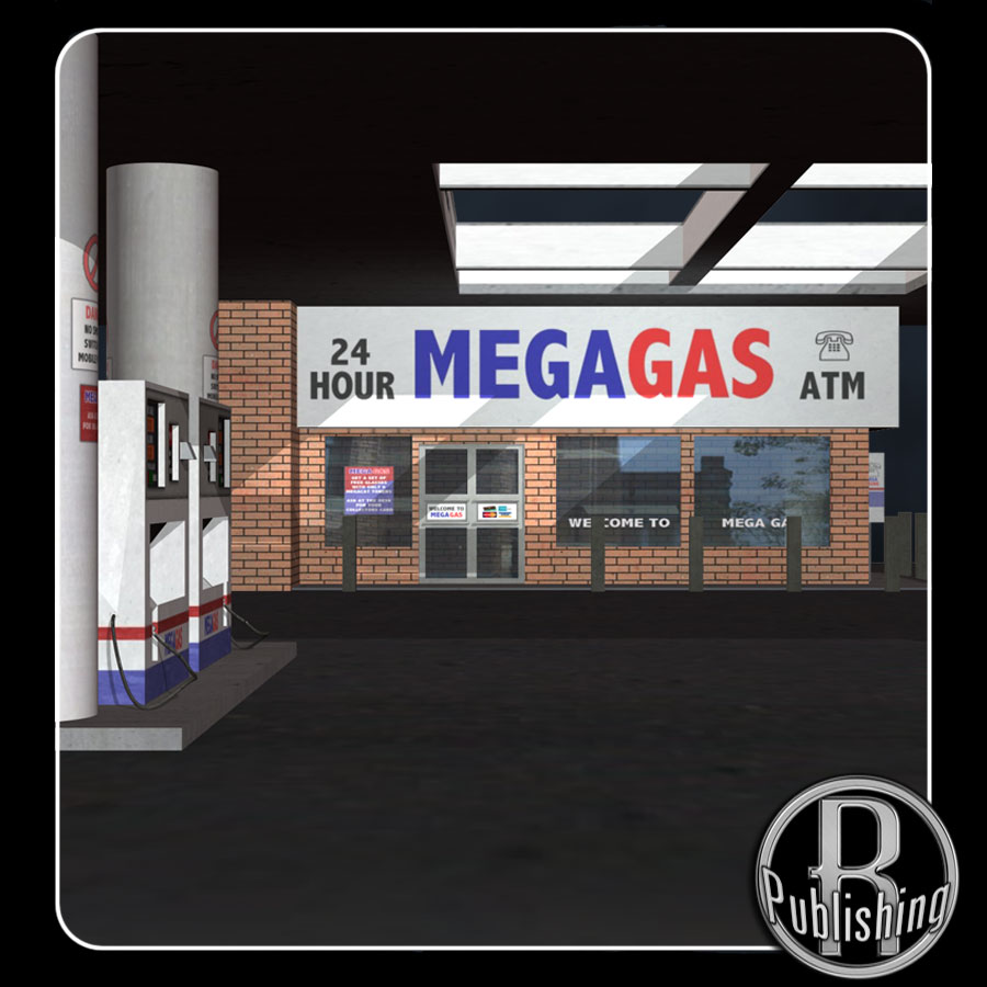 Urban Gas Station (Poser, OBJ & LWO) by N/A