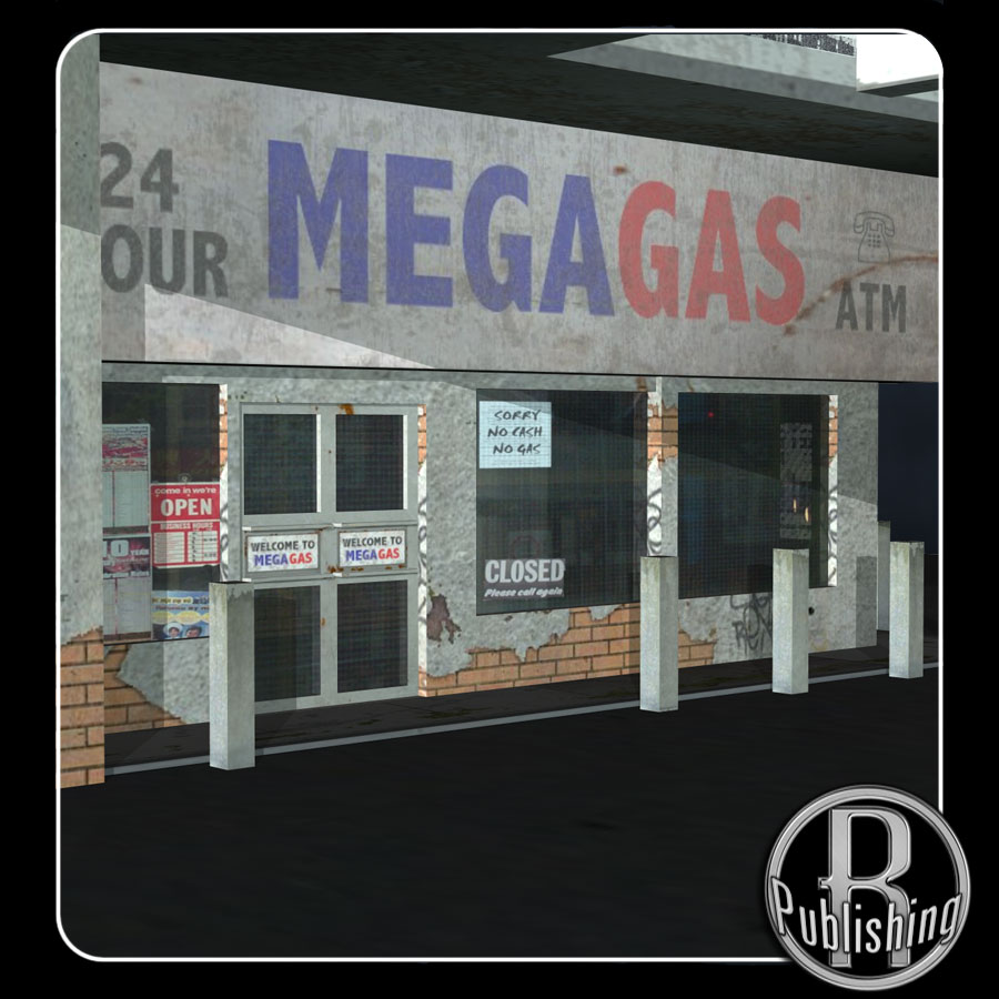 Urban Gas Station (Poser, OBJ & LWO) by N/A