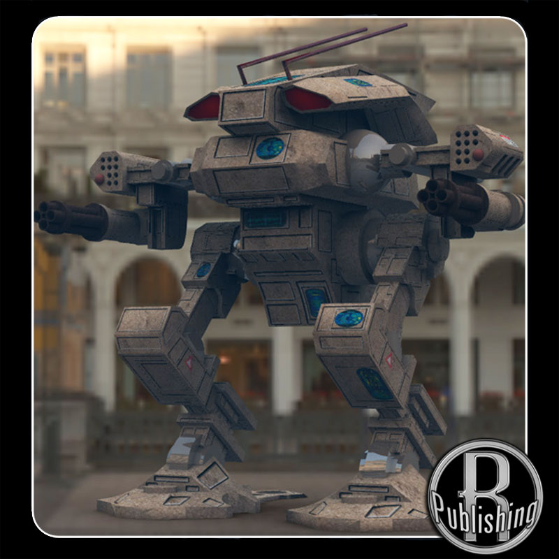 Grasshopper Mech (Poser & OBJ) by N/A