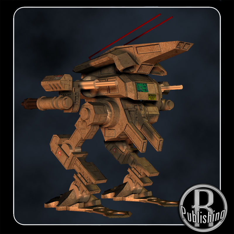 Grasshopper Mech (Poser & OBJ) by N/A