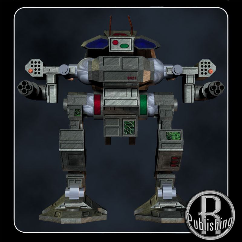 Grasshopper Mech (Poser & OBJ) by N/A