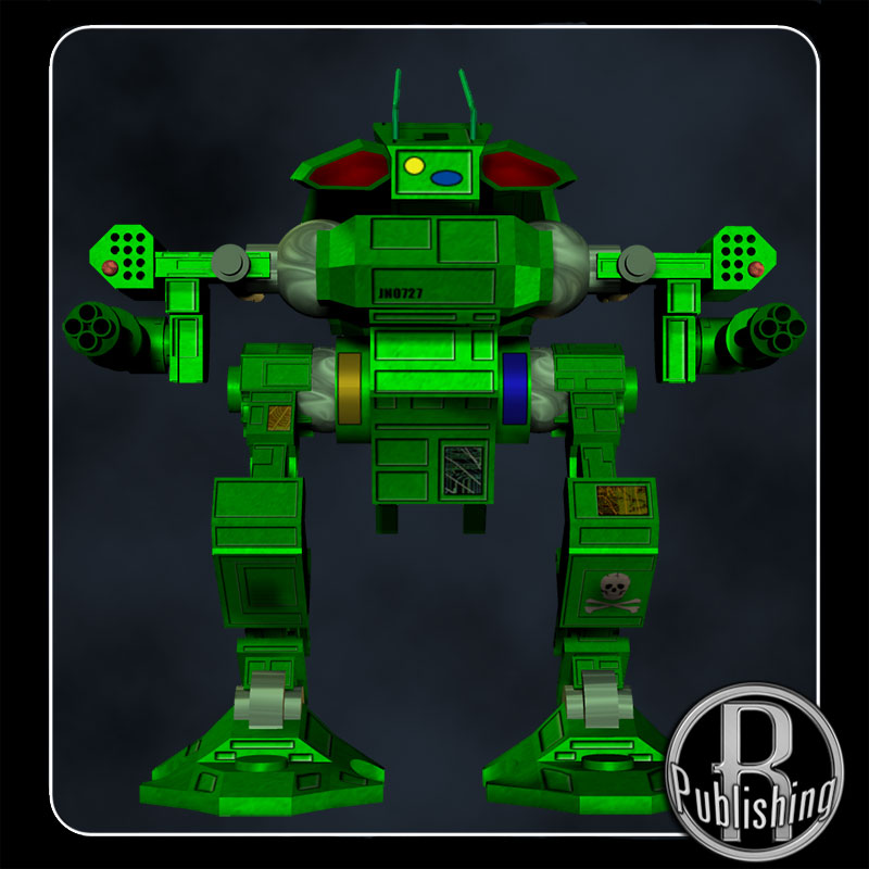 Grasshopper Mech (Poser & OBJ) by N/A