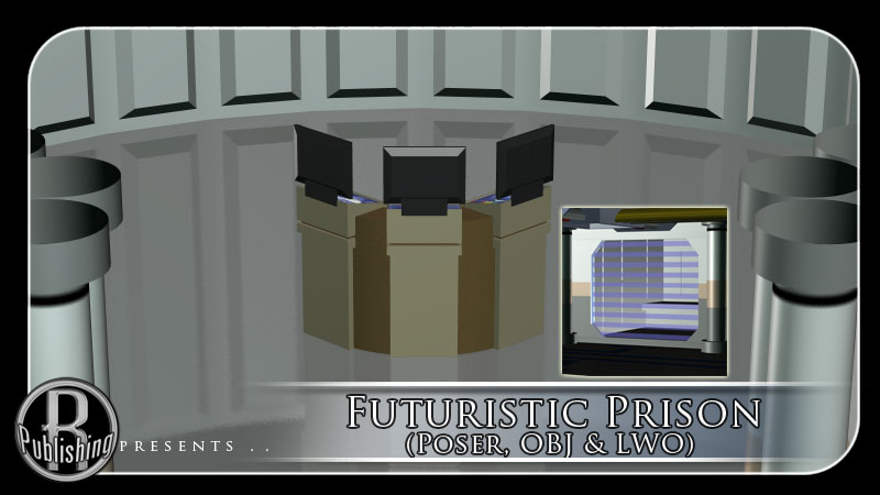 Futuristic Prison (Poser, OBJ & LWO) by N/A