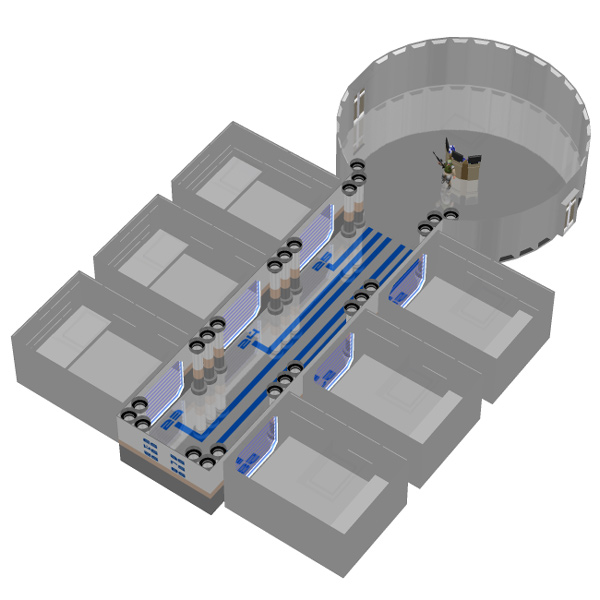 Futuristic Prison (Poser, OBJ & LWO) by N/A