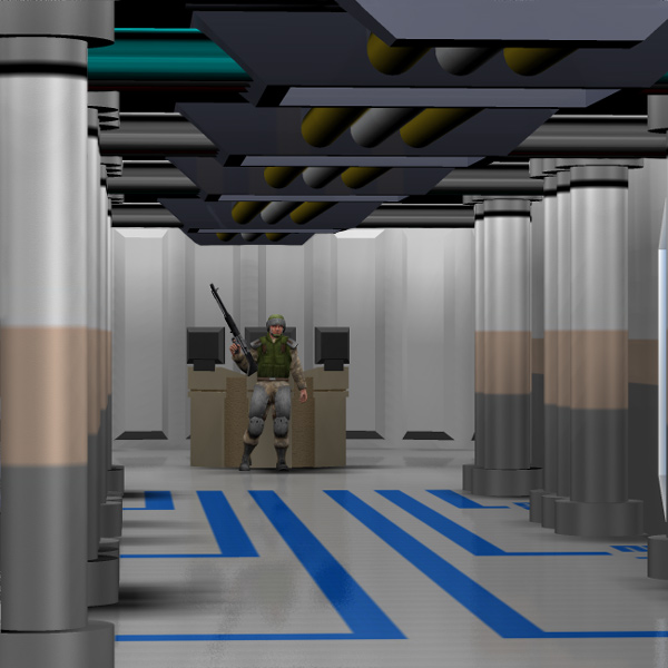 Futuristic Prison (Poser, OBJ & LWO) by N/A