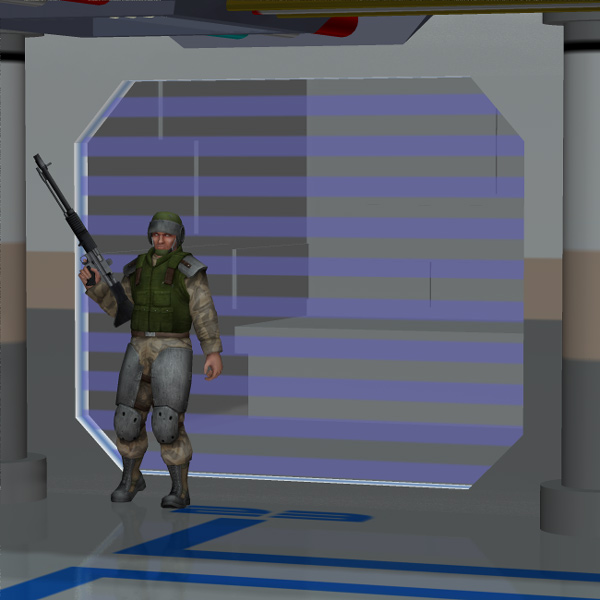 Futuristic Prison (Poser, OBJ & LWO) by N/A