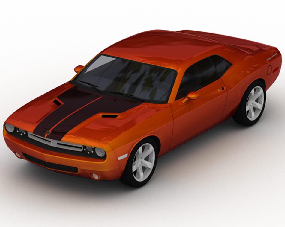 Dodge Challenger 2008 (3ds,lwo & obj) by N/A
