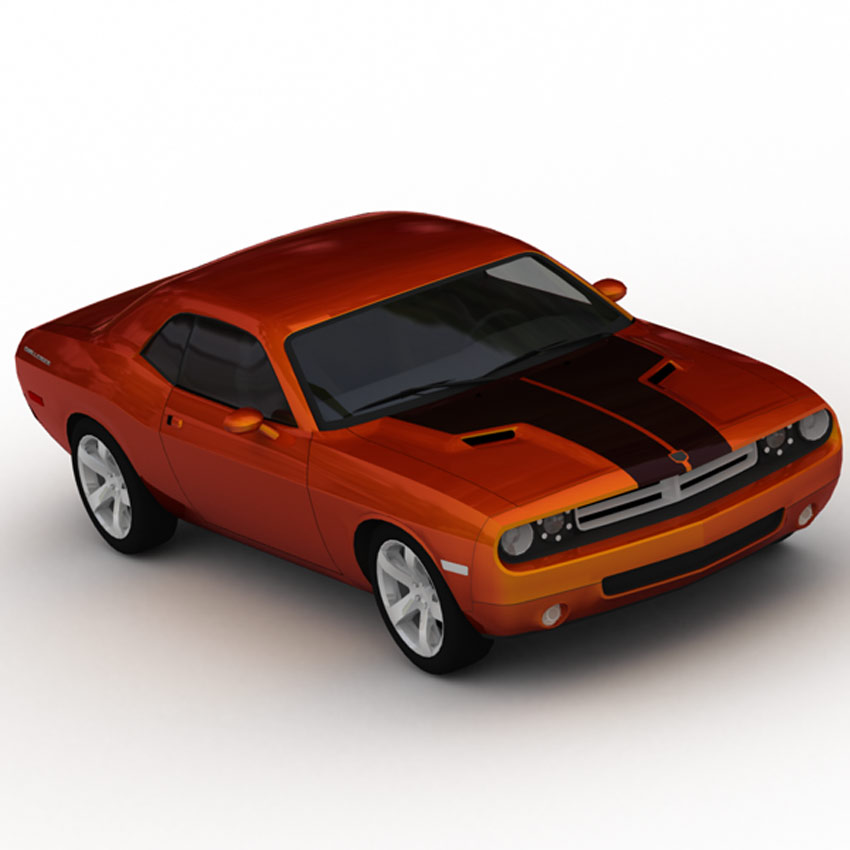 Dodge Challenger 2008 (3ds,lwo & obj) by N/A