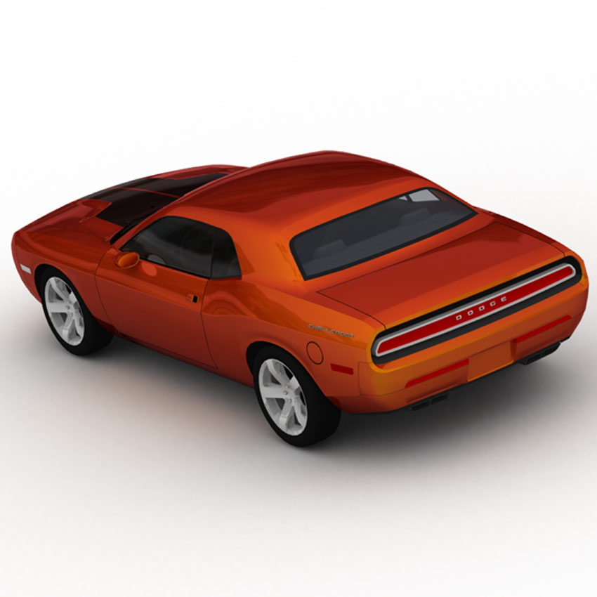 Dodge Challenger 2008 (3ds,lwo & obj) by N/A