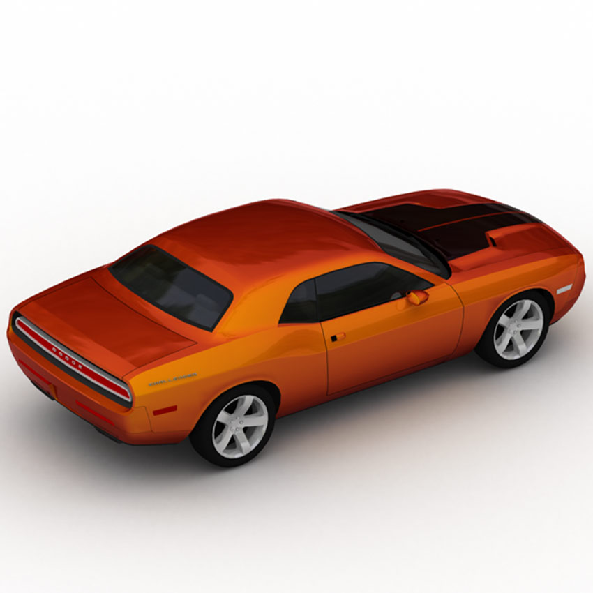 Dodge Challenger 2008 (3ds,lwo & obj) by N/A