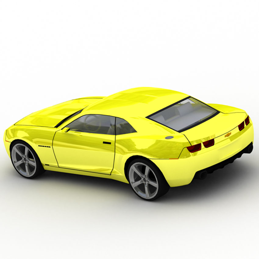 Chevrolet Camaro 2007 (3DS, LWO & OBJ) by N/A
