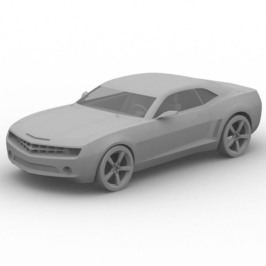Chevrolet Camaro 2007 (3DS, LWO & OBJ) by N/A