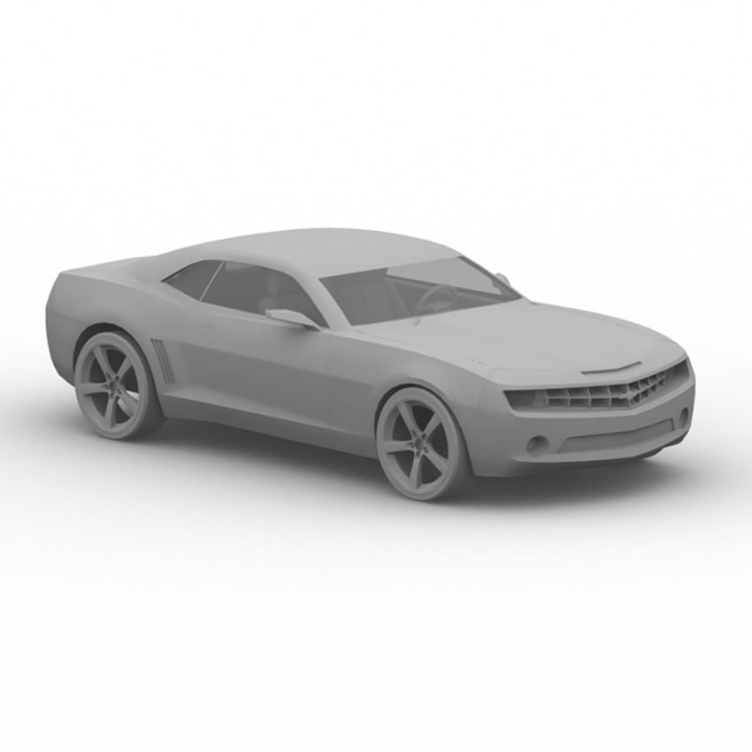 Chevrolet Camaro 2007 (3DS, LWO & OBJ) by N/A