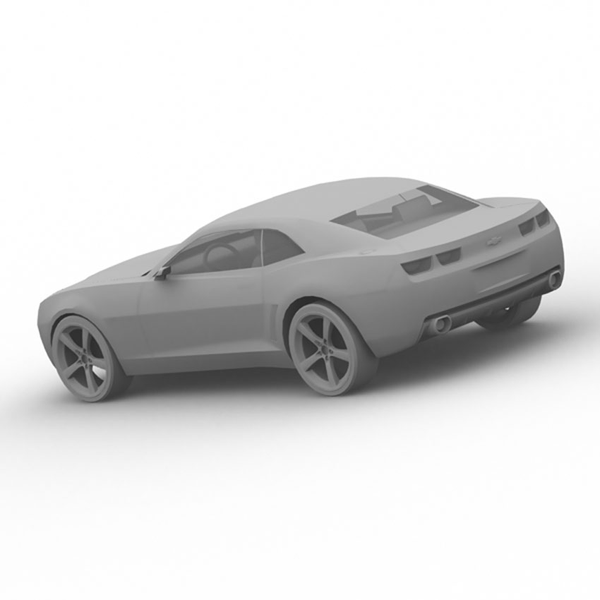 Chevrolet Camaro 2007 (3DS, LWO & OBJ) by N/A