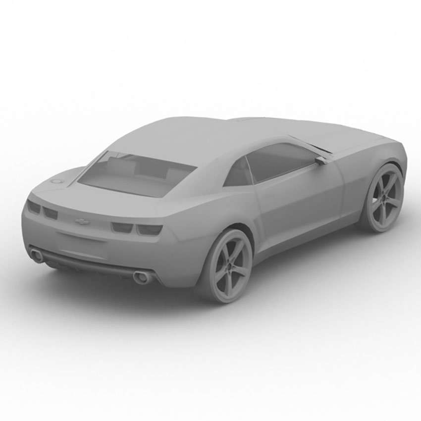 Chevrolet Camaro 2007 (3DS, LWO & OBJ) by N/A