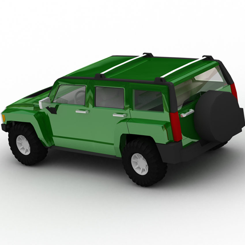 Hummer H3 2008 (3DS, LWO& OBJ) by N/A