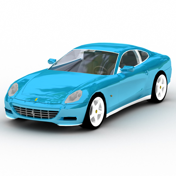 Ferrari 612 Scaglietti 2007 (3DS, LWO & OBJ) by N/A