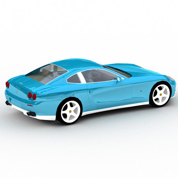 Ferrari 612 Scaglietti 2007 (3DS, LWO & OBJ) by N/A