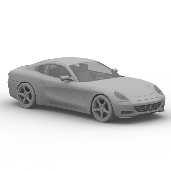 Ferrari 612 Scaglietti 2007 (3DS, LWO & OBJ) by N/A