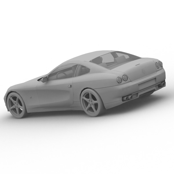 Ferrari 612 Scaglietti 2007 (3DS, LWO & OBJ) by N/A