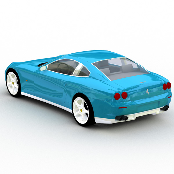 Ferrari 612 Scaglietti 2007 (3DS, LWO & OBJ) by N/A