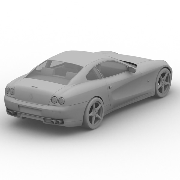Ferrari 612 Scaglietti 2007 (3DS, LWO & OBJ) by N/A