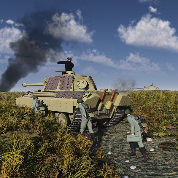 PzVd Panther (for Poser) by N/A