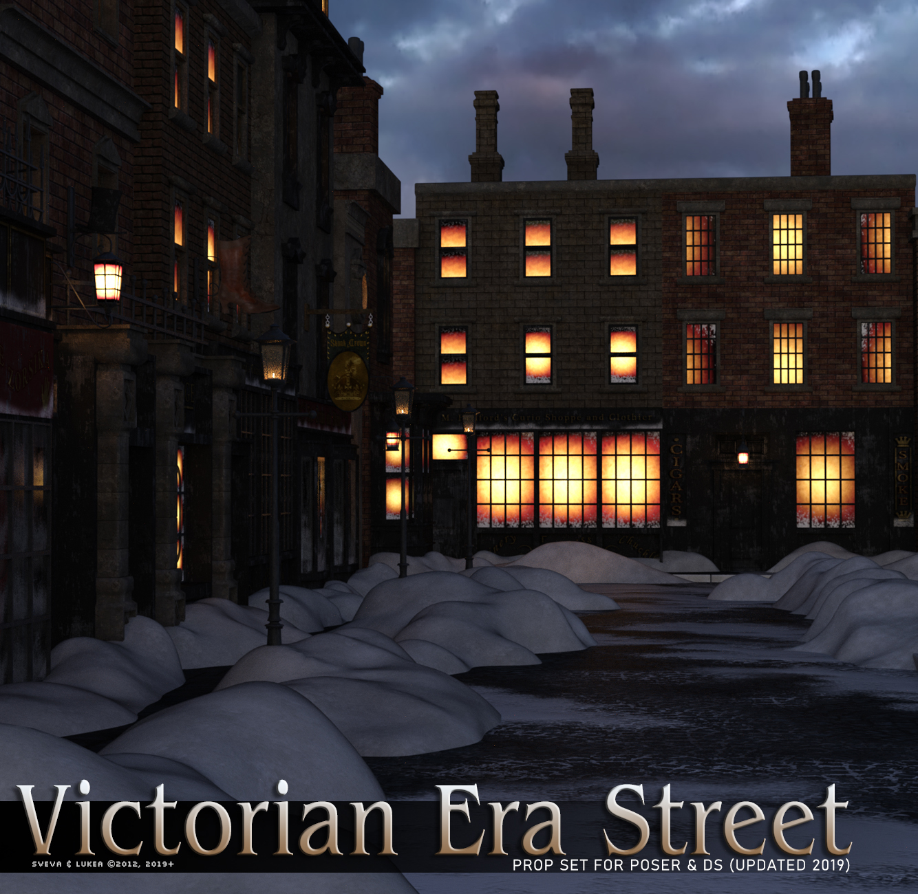Victorian Era Street by N/A