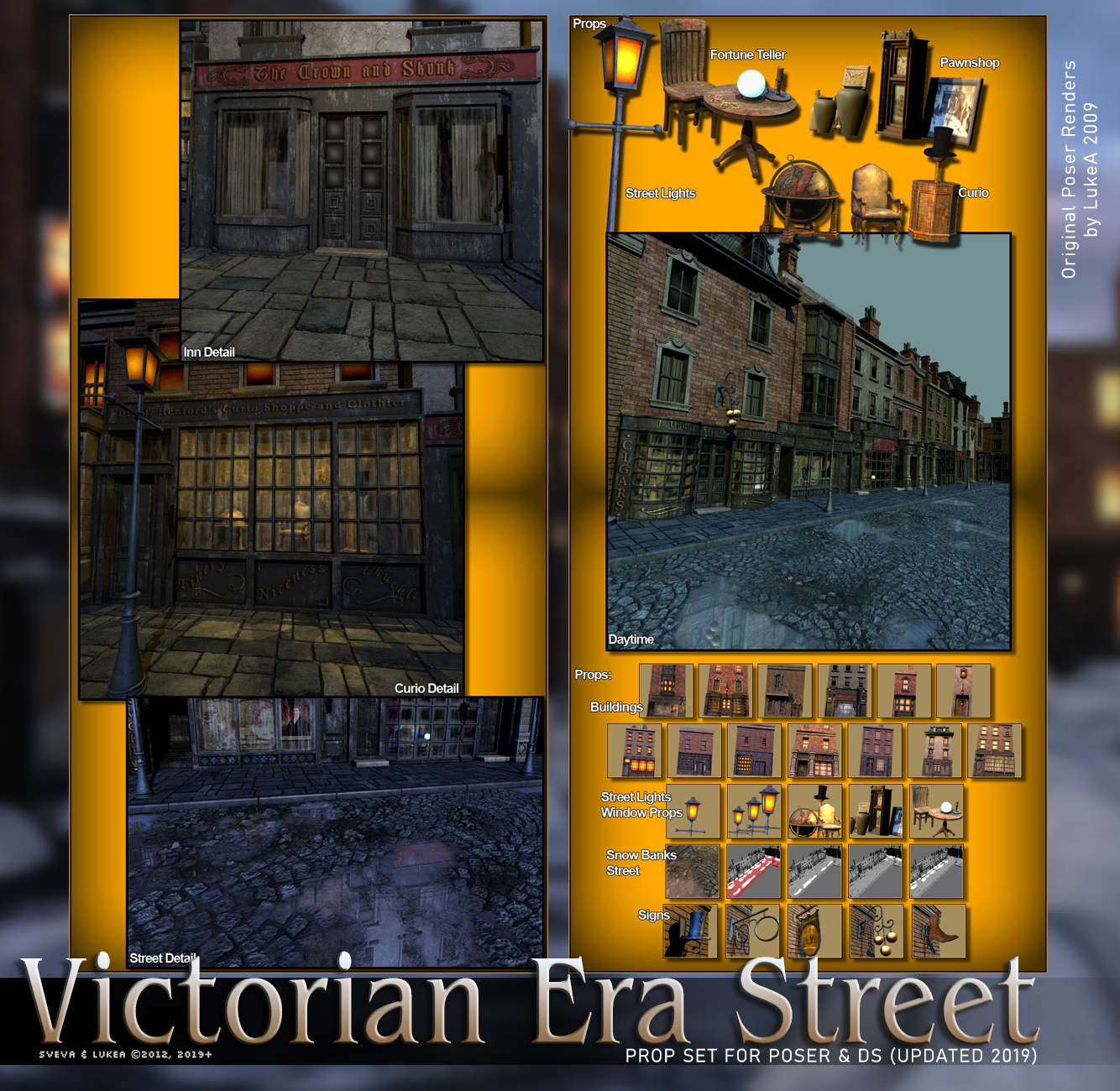 Victorian Era Street by N/A