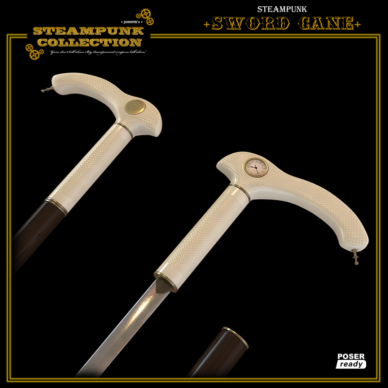 SteamPunk - SwordCane by N/A