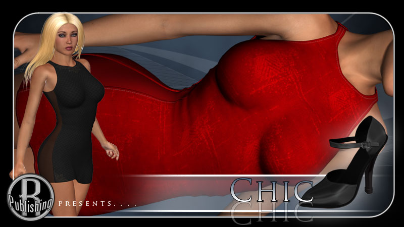 Chic Dress & High Heels by N/A