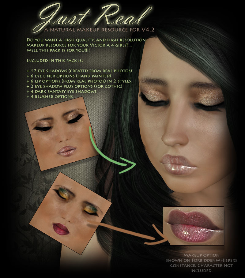 Just Real: Makeup resource for V4 by N/A