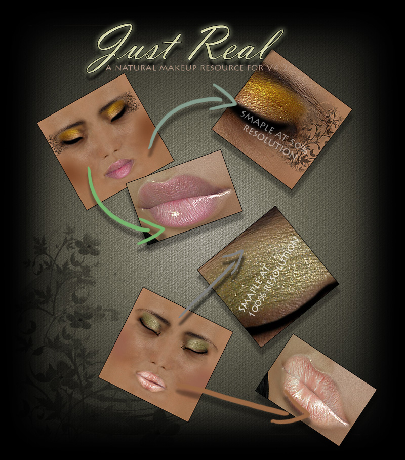 Just Real: Makeup resource for V4 by N/A
