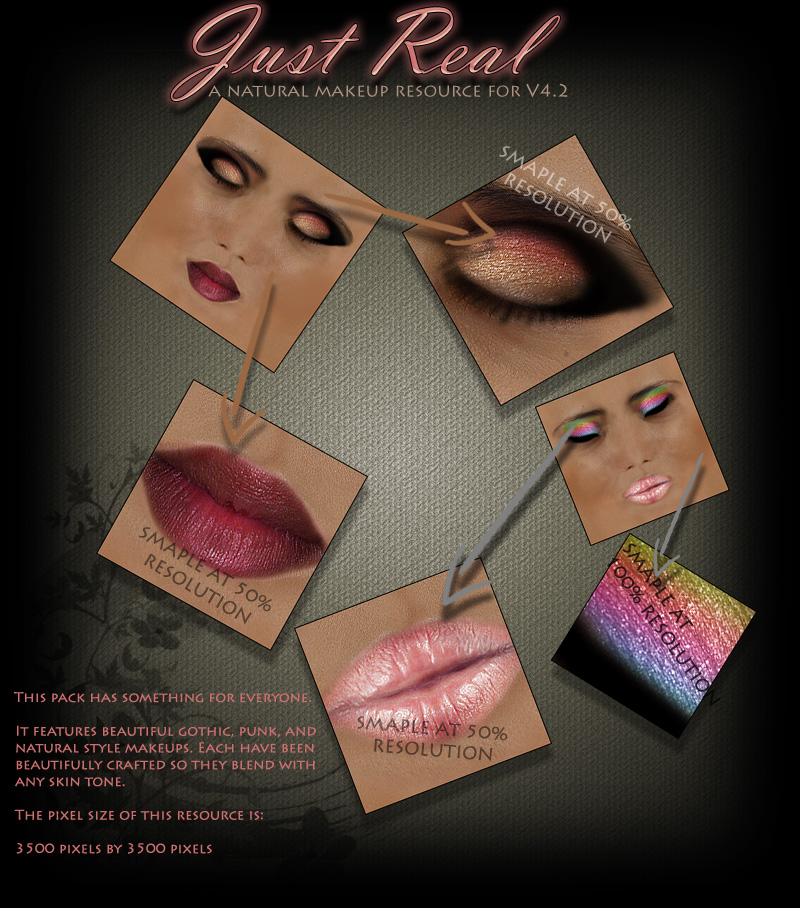 Just Real: Makeup resource for V4 by N/A