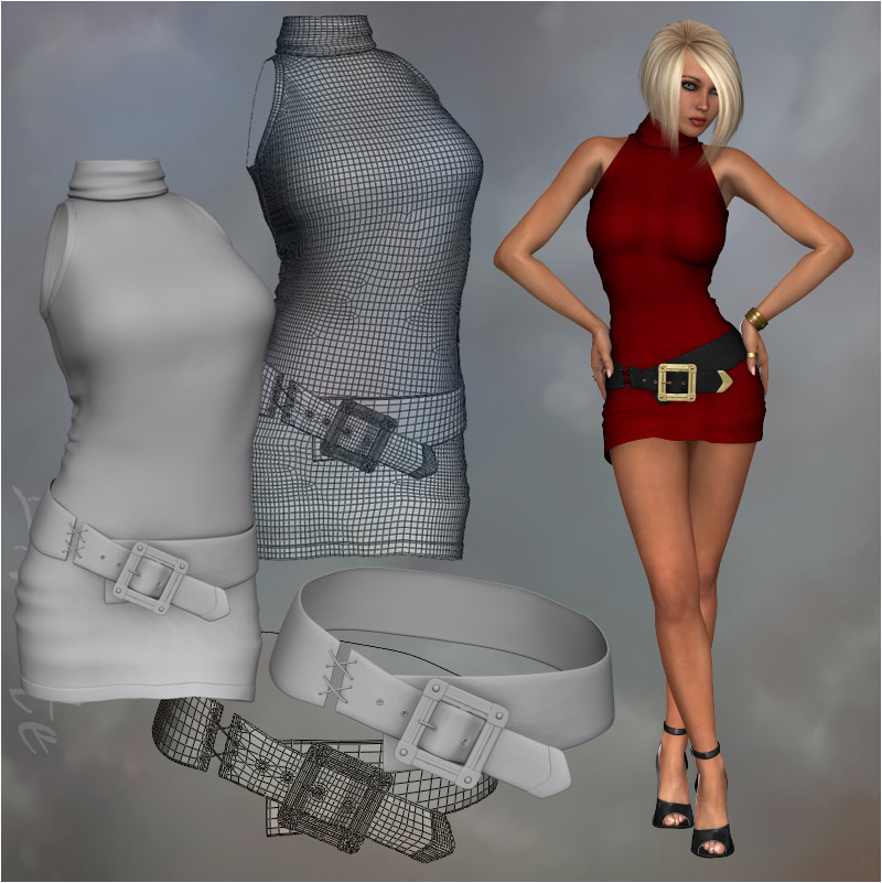Laliberte II Sweater Dress V4 by N/A