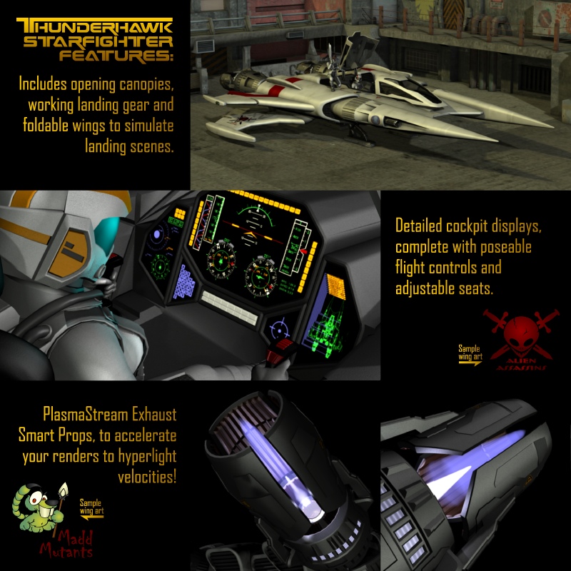 ThunderHawk Starfighter by N/A