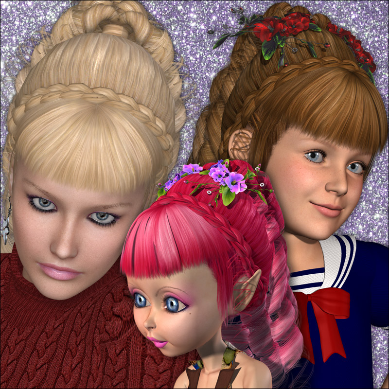 Velvet Hair V4, A4, G4,K4 & Mavka by N/A