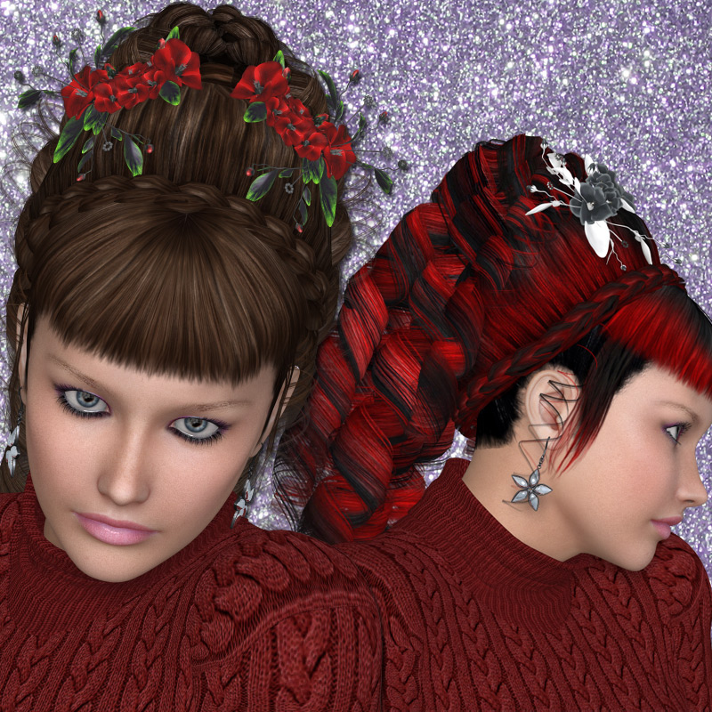 Velvet Hair V4, A4, G4,K4 & Mavka by N/A