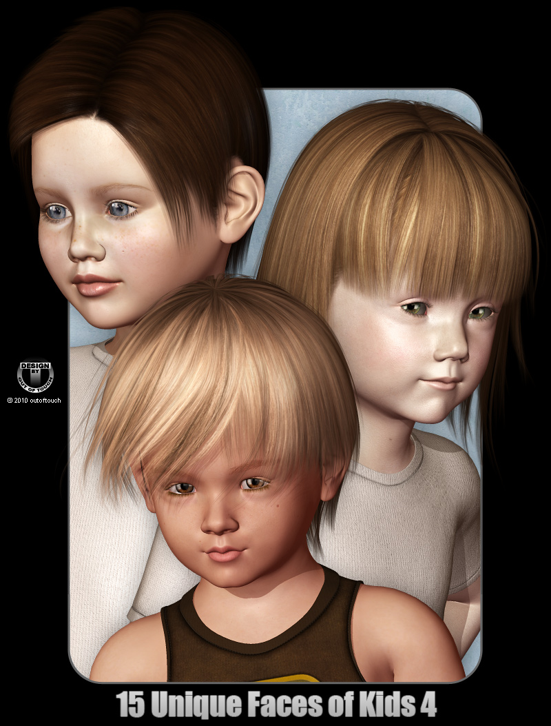 15 Unique Faces of Kids 4 by N/A