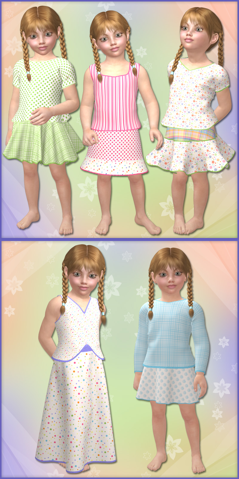 Dynamic Fashion Closet for the Daz Kids 4 by N/A