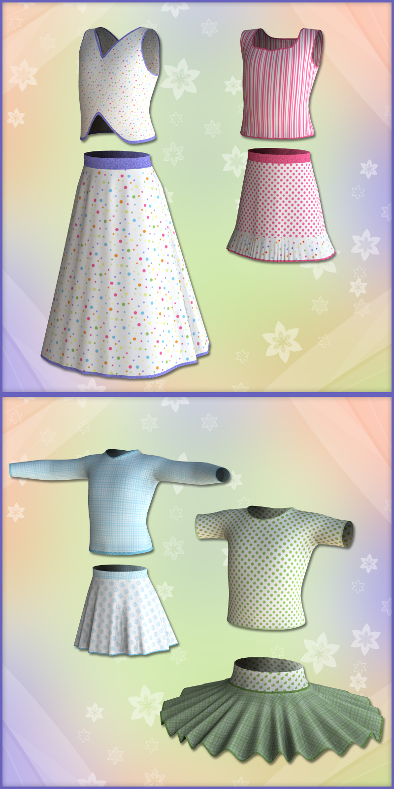 Dynamic Fashion Closet for the Daz Kids 4 by N/A