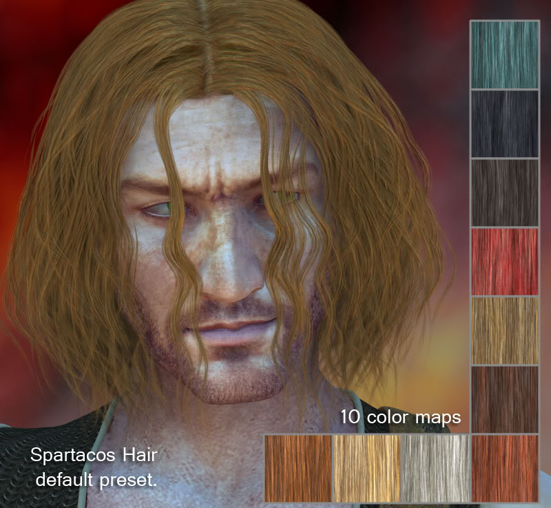 Spartacos Hair by N/A