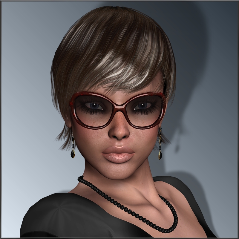 Cathy + Dynamic Hair for V4 by N/A