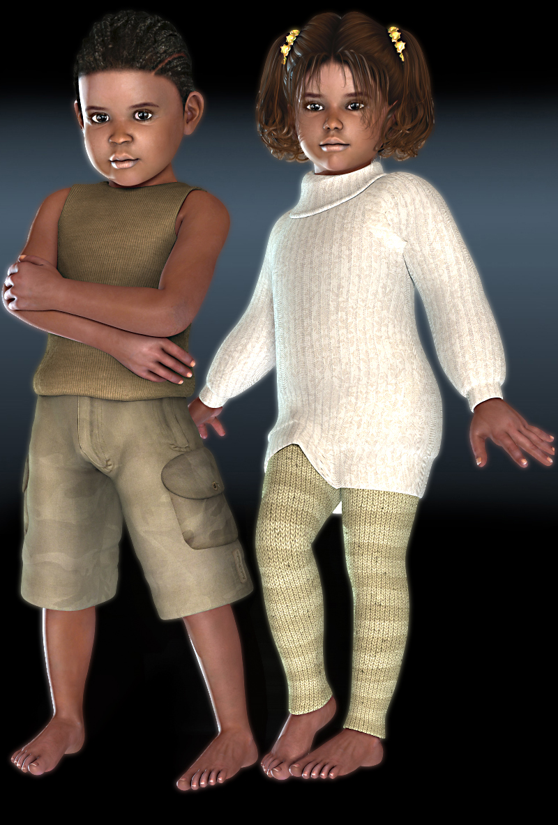 Twins: Lemar and Denisha by N/A
